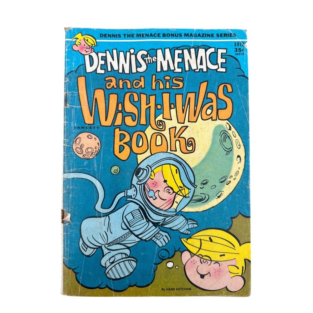 Dennis The Menace And His Wish I-Was Book 1972 Comic Vintage Bagged Boarded